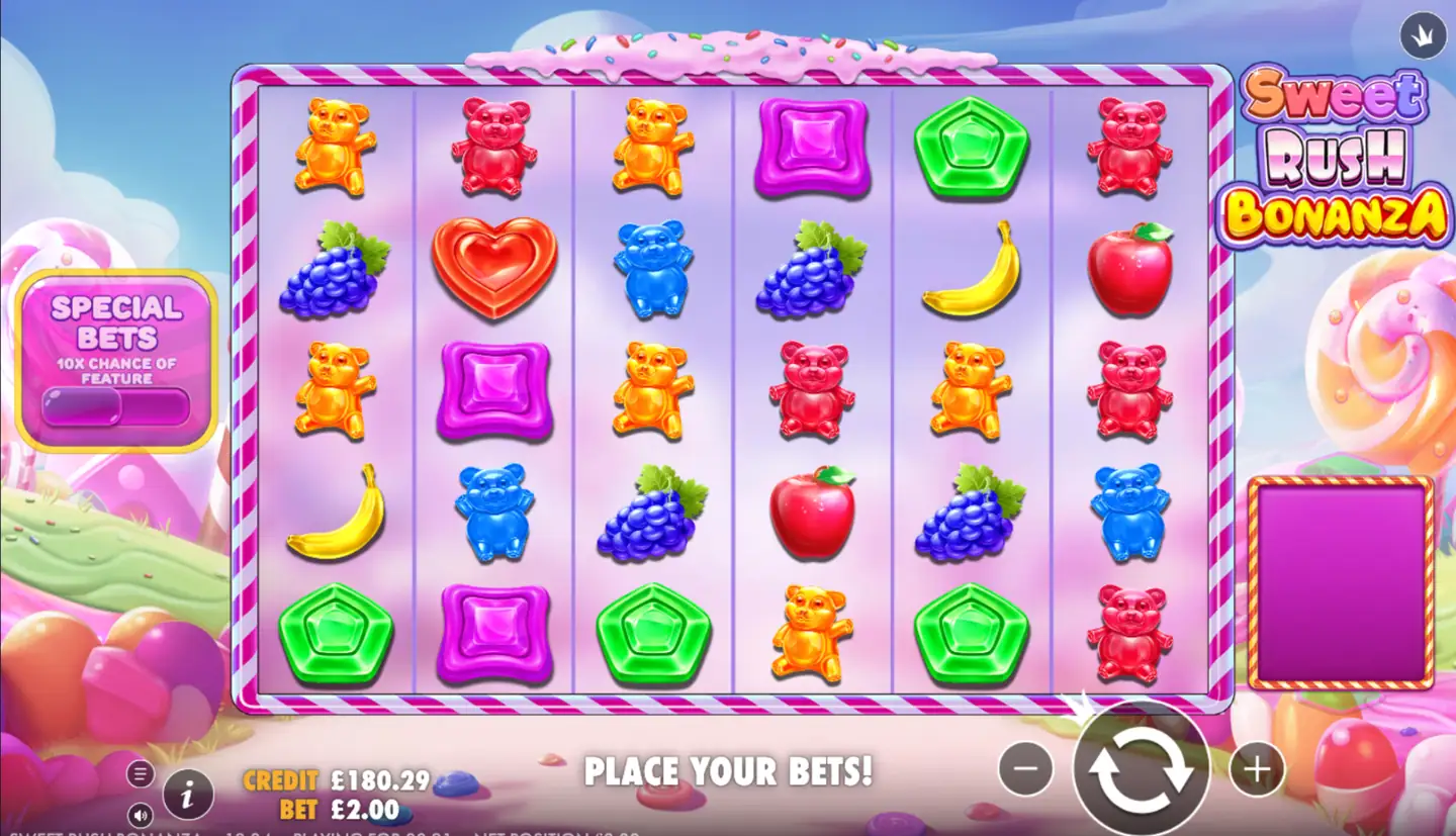 Sweet Bonanza — экран большого выигрыша Big Win
